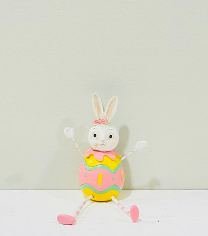 Resin Easter Bunny Sitter by Johanna Parker