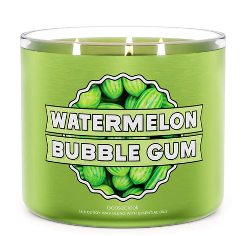 Watermelon Bubblegum Goosecreek 3 Wick Candle
