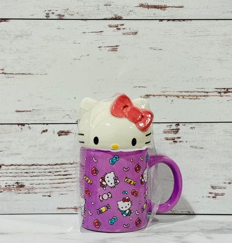 Hello Kitty Purple Topper Mug