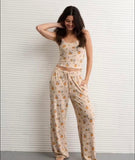 American Eagle Autumn Peanut Snoopy PJ Set
