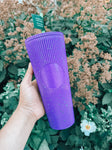 Purple Glow In Dark Halloween Starbucks Tumbler