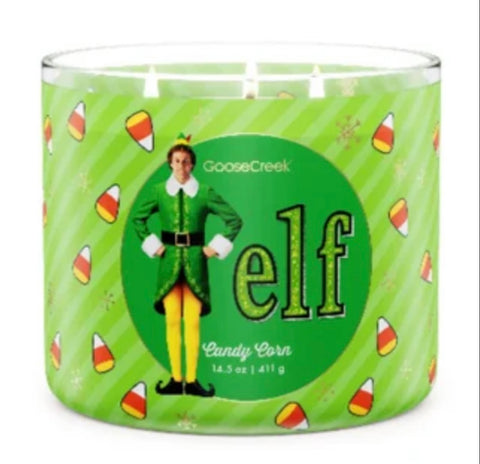 Goosecreek Elf Candy Corn Candle In Stock Now