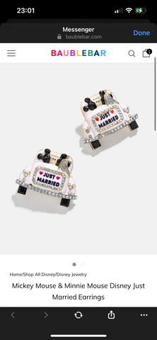 Just Married Earrings