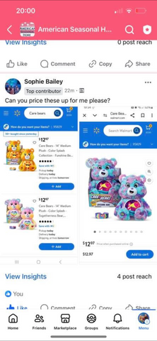 Sophie Care Bears x3