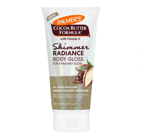 Palmer's Cocoa Butter Formula Shimmer Body Lotion with Vitamin E, 5.25 Floz, Radiant Body Gloss, Helps Blur Veins, Cellulite