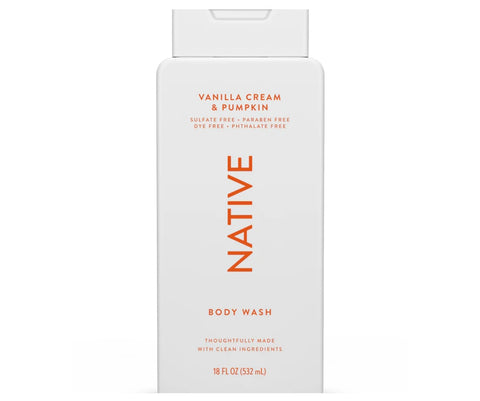 Vanilla Cream & Pumpkin Body Wash by Native
