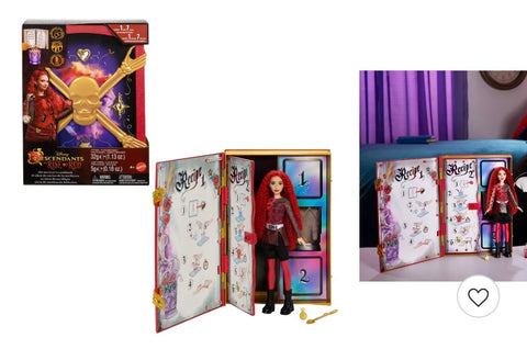 Disney Descendants: The Rise of Red – The Sorcerer's Cookbook with Red Doll, Fizz, Slime & Doll Reveal Surprises