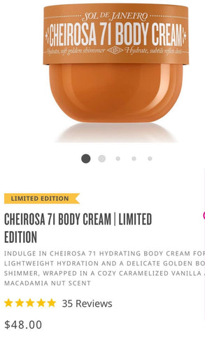 Sol de Janeiro Cheirosa 71 Body Cream