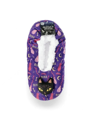 Hocus Pocus Binx Fuzzy Slipper Socks (Size 4-10)