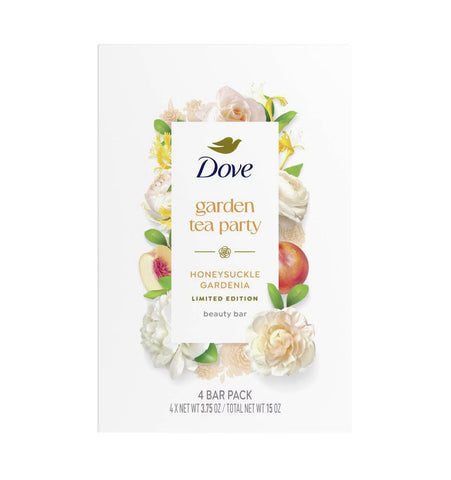 Dove Garden Party Honeysuckle Soap Bar 4 Pack