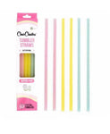 CharCharms 6pk 30oz Water Bottle Straws Glitter for Stanleys’ Target