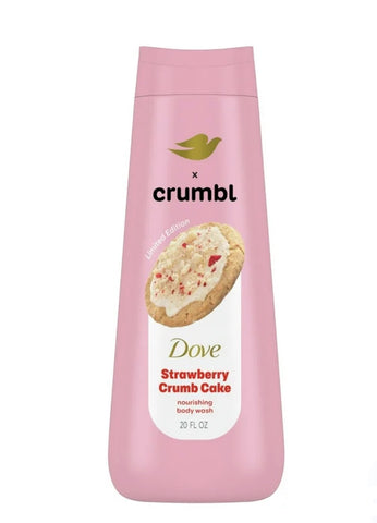Dove Crumbl Strawberry Crumb Cake Body Wash In Stock Now