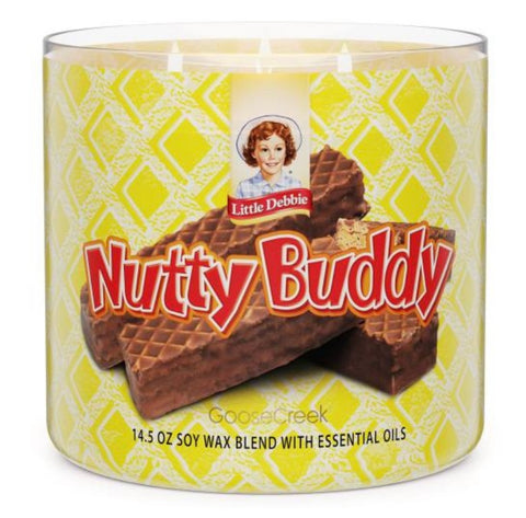 Nutty Buddy Little Debbie Goosecreek 3 Wick Candle