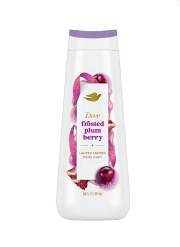 Frosted Plum Berry Dove Body Wash 20oz