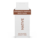 Coconut & Vanilla Body Wash by Native