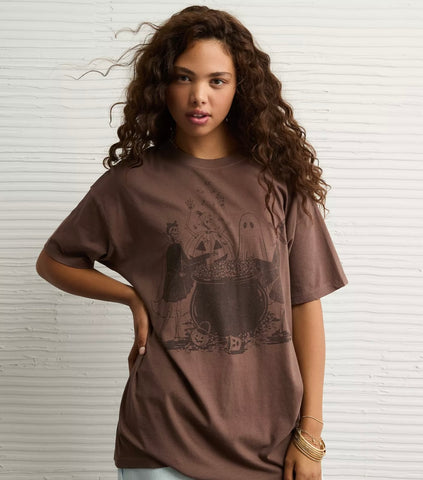 Ghost Tee by American Eagle Brown