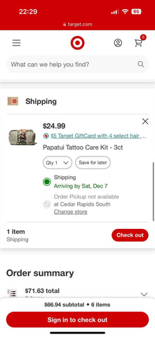 Rebecca Target Order
