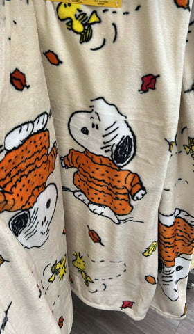 Snoopy Fall Throw In Stock Now *MARKED*