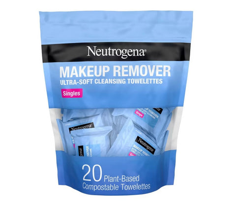 Neutrogena Facial Cleansing Makeup Remover Wipes Singles - 20ct Target