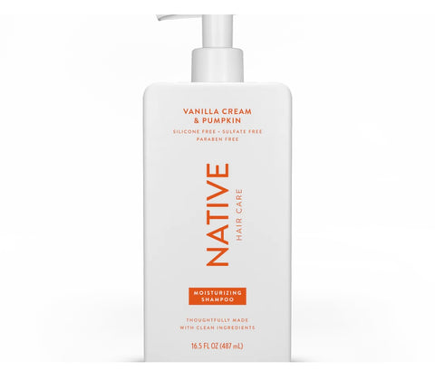 Vanilla Cream & Pumpkin Shampoo by Native