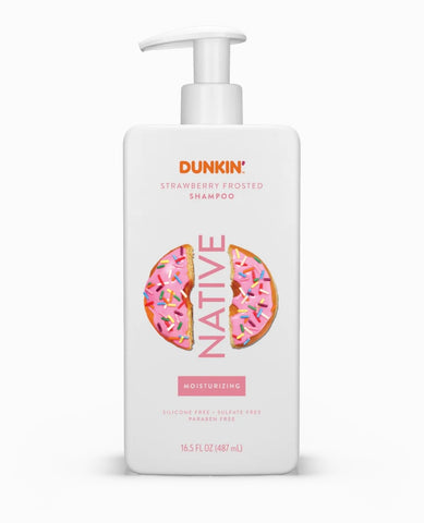 Dunkin Strawberry Frosted Shampoo by Native In Stock Now