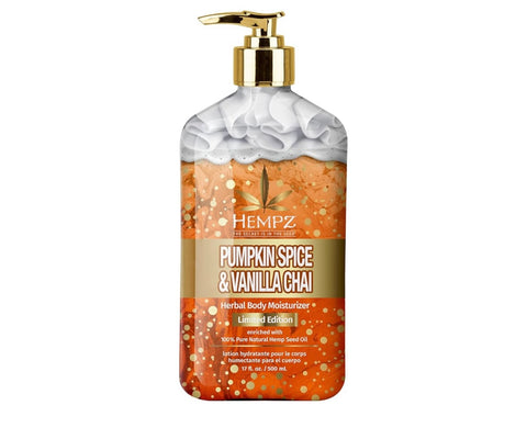 Hempz Pumpkin Spice & Vanilla Chai Body Lotion 17oz