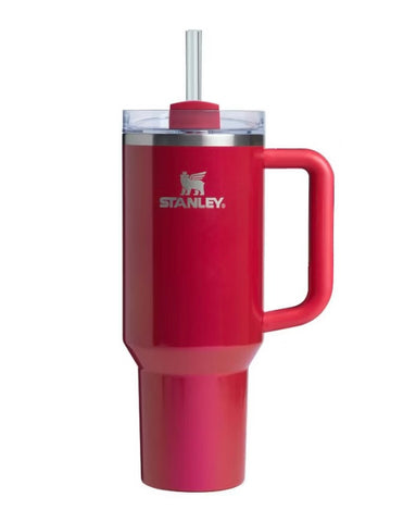 Stanley 40oz Stainless Steel H2.0 FlowState Quencher Tumbler - e.l.f. Red Delicious In Stock Now