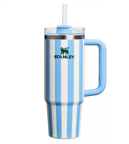 Stanley 30oz. Quencher H2.0 FlowState Tumbler - Oasis Collection Blue