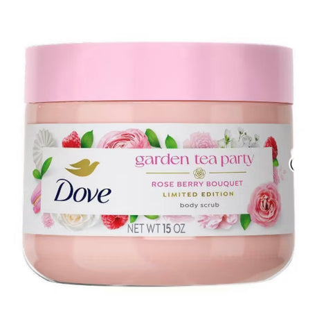 Dove Garden Party Rose Berry Scrub