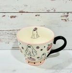 Pastel Pink Floating Ghost Teacup