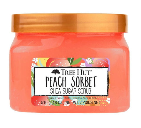 Tree Hut Peach Sorbet Shea Sugar Body Scrub 18oz