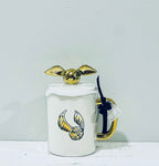 The Golden Snitch Harry Potter Rae Dunn Topper Mug