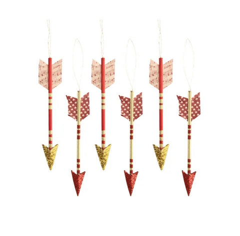 Valentine Set of 6 Arrows by Bethany Lowe In Stock Now