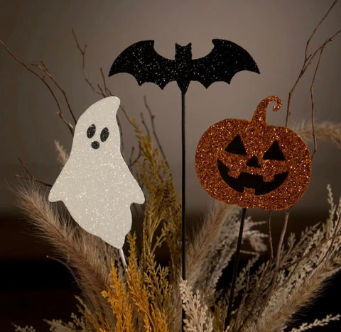 Ghost, Bat or Pumpkin Florian Pick by Bethany Lowe In Stock Now