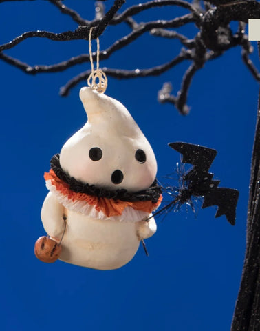 Ghostie Bat Ornament by Bethany Lowe In Stock Now